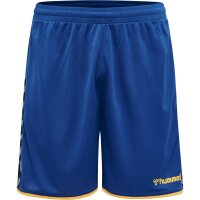 hummel Hmlauthentic Poly Shorts - Herren - true blue/sports yellow