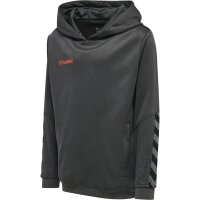 hummel Hmlauthentic Kids Poly Hoodie - Kinder - asphalt