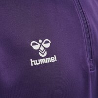 hummel Core XK Half Zip Poly Sweatshirt Unisex - acai/white