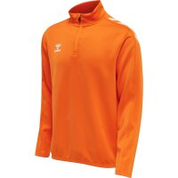 hummel Core XK Half Zip Poly Sweatshirt Unisex - orange...