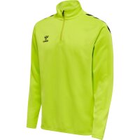 hummel Core XK Half Zip Poly Sweatshirt Unisex - lime popsicle