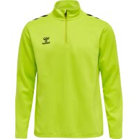 hummel Core XK Half Zip Poly Sweatshirt Unisex - lime popsicle
