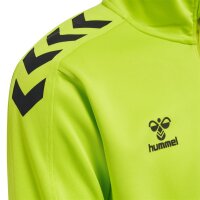 hummel Core XK Half Zip Poly Sweatshirt Unisex - lime popsicle