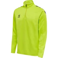 hummel Hmlcore Xk Half Zip Poly Sweatshirt - lime popsicle