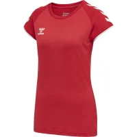 hummel Hmlcore Volley Stretch Tee Wo - Damen - true red