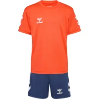 hummel Hmllogo Set Kids - Kinder - nasturtium/dark denim