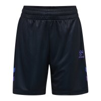 hummel Hmlshimmer Shorts - Kinder - black/cayenne