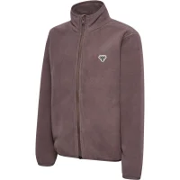 hummel Hmljr Fleece Zip Jacke Bee - Kinder - peppercorn
