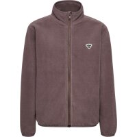 hummel Hmljr Fleece Zip Jacke Bee - Kinder - peppercorn