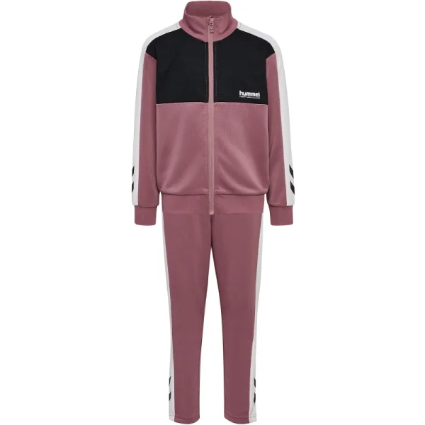 hummel Hmljr Colorblock Tracksuit - Kinder - wistful mauve