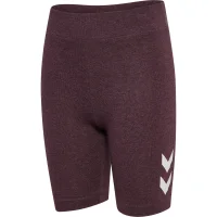hummel Hmljr Logo Short Tights - Kinder - fudge melange