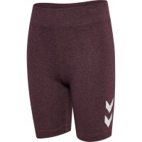 hummel Hmljr Logo Short Tights - Kinder - fudge melange