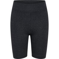 hummel Hmljr Logo Short Tights - Kinder - black melange
