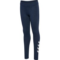 hummel Hmljr Logo Tights - Kinder - dress blue melange