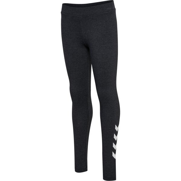 hummel Hmljr Logo Tights - Kinder - black melange