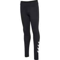 hummel Hmljr Logo Tights - Kinder - black melange