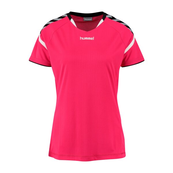 hummel Auth. Charge Ss Poly Trikot Wo - Damen - bright rose