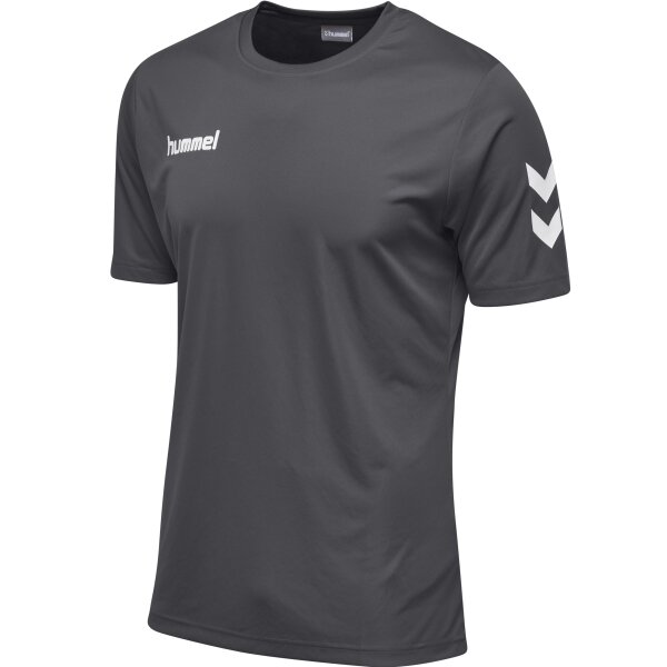 hummel Core Polyester Tee - asphalt