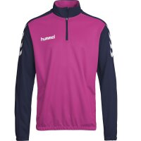 hummel Core 1/2 Zip Sweatshirt - marine/rose violet
