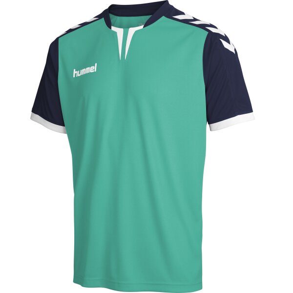 hummel Core Ss Poly Trikot - Kinder - atlantis/marine pr