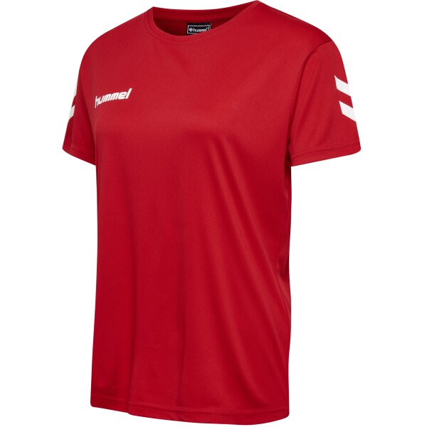 hummel Core Poly Tee S/S - Damen - true red