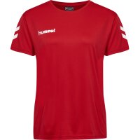 hummel Core Poly Tee S/S - Damen - true red
