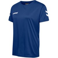 hummel Core Poly Tee S/S - Damen - true blue