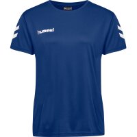 hummel Core Poly Tee S/S - Damen - true blue