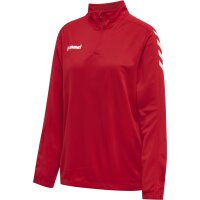 hummel Core Poly Half Zip Sweatshirt - Damen - true red