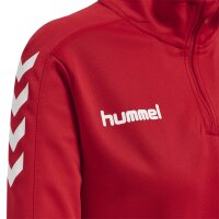 hummel Core Poly Half Zip Sweatshirt - Damen - true red