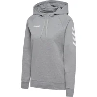 hummel Hmlgo Cotton Hoodie - Damen - grey melange