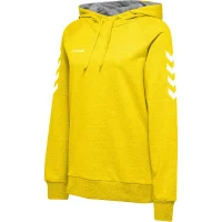 hummel Hmlgo Cotton Hoodie - Damen - sports yellow