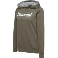 hummel Hmlgo Cotton Logo Hoodie - Damen - grape leaf