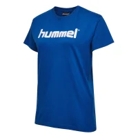 hummel Hmlgo Cotton Logo T-Shirt S/S Damen - true blue