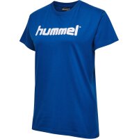 hummel Hmlgo Cotton Logo T-Shirt S/S - Damen - true blue