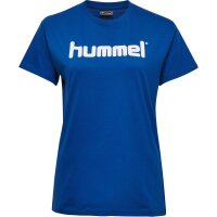 hummel Hmlgo Cotton Logo T-Shirt S/S - Damen - true blue