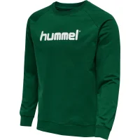 hummel Hmlgo Cotton Logo Sweatshirt - Damen - evergreen