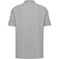 hummel Hmlgo Kids Cotton Polo - Kinder - grey melange