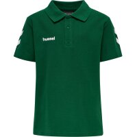 hummel Hmlgo Kids Cotton Polo - Kinder - evergreen