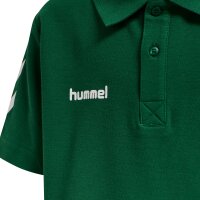 hummel Hmlgo Kids Cotton Polo - Kinder - evergreen