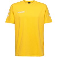 hummel Hmlgo Cotton T-Shirt S/S - Herren - sports yellow