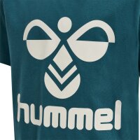 hummel Hmltres T-Shirt S/S - Kinder - blue coral/marshmallow