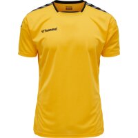 hummel Hmlauthentic Poly Trikot S/S - Herren - sports yellow/black