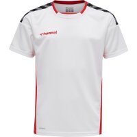 hummel Hmlauthentic Kids Poly Trikot S/S - Kinder - white/true red
