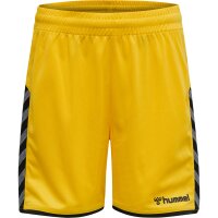 hummel Hmlauthentic Kids Poly Shorts - Kinder - sports yellow/black