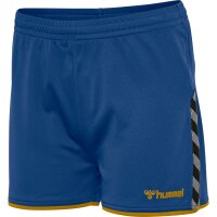 hummel Hmlauthentic Poly Shorts - Damen - true blue/sports yellow