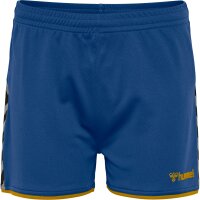 hummel Hmlauthentic Poly Shorts - Damen - true blue/sports yellow