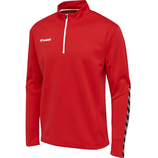 hummel Hmlauthentic Kids Half Zip Sweatshi - Kinder - true red