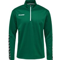 hummel Hmlauthentic Kids Half Zip Sweatshi - Kinder - evergreen