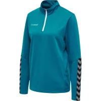 hummel Hmlauthentic Half Zip Sweatshirt Wo - Damen -...